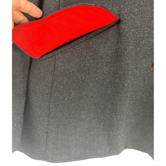 Vintage ESCADA Grey Wool Blazer, Women’s Size 42 Euro/Large US - Picture 11 of 16